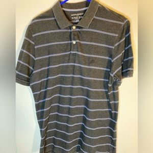 Banana Republic Striped Polo - Large